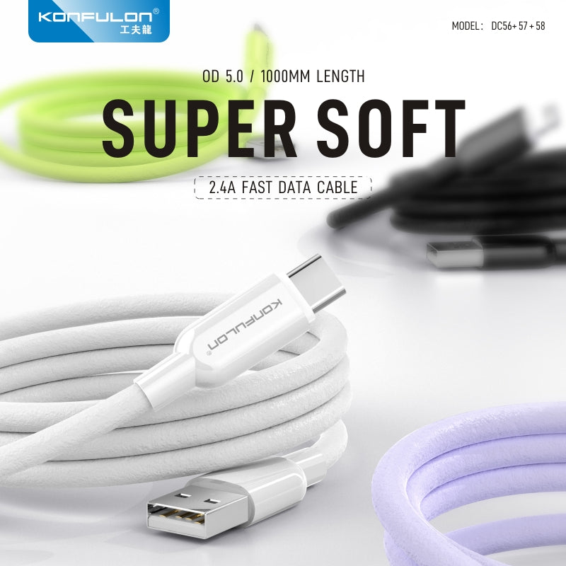 2.4A Silicone Data Cable